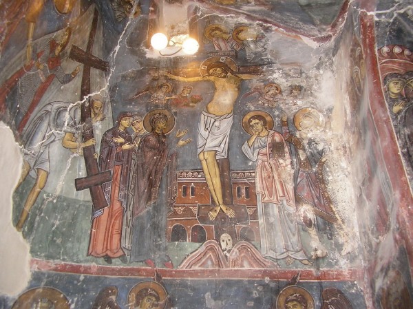 Răstignirea - peștera Sfântului Neofit