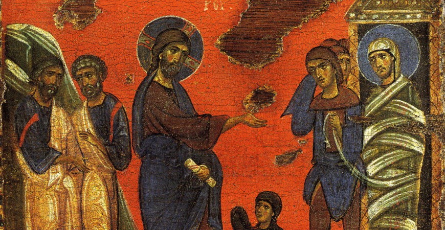 Învierea lui Lazăr - Atena, sec. XII-XIII
