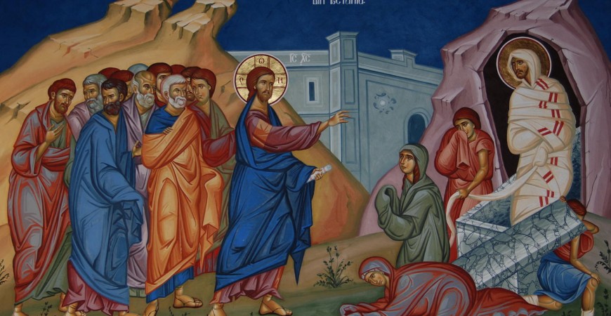 Învierea lui Lazăr - Capela Seminarului Teologic din Iași