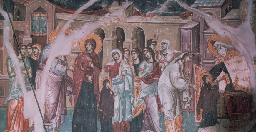 Intrarea în Biserică a Maicii Domnului, Protaton, Kareia, Muntele Athos