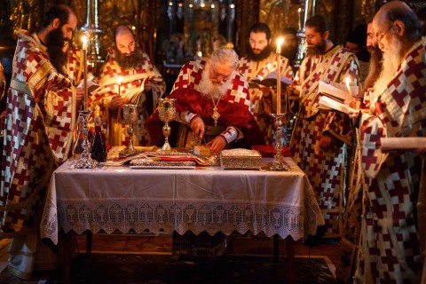 Liturghia Sf. Iacov, Mrea Vatopedi, sursa: http://asceticexperience.com/