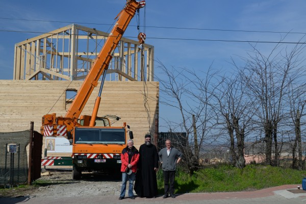 Prof. Alexandru Secu, pr. Dragoș, ing. Iulian Năstase