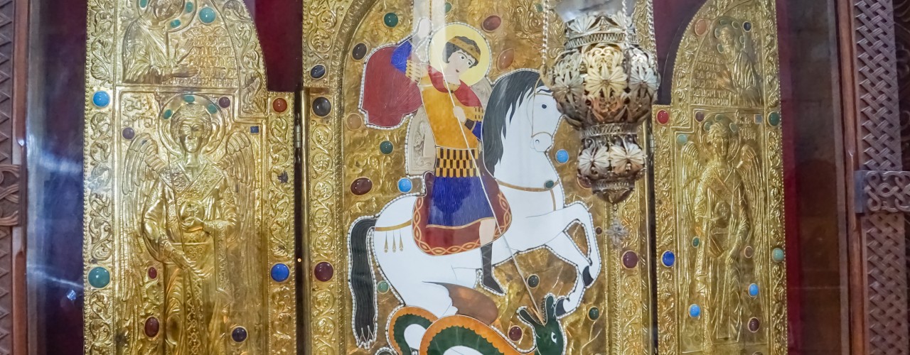 Sf. Mare Mucenic Gheorghe, Catedrala Bagrati, Kutaisi, Georgia (foto: pr. D. Bahrim)