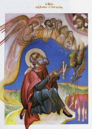G. Kordis - Sf. Maxim Mărturisitorul contemplând rațiunile creației - 2012