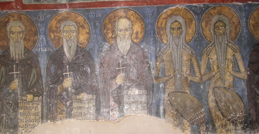 Cuvioși ai Patericului - peștera Sfântului Neofit