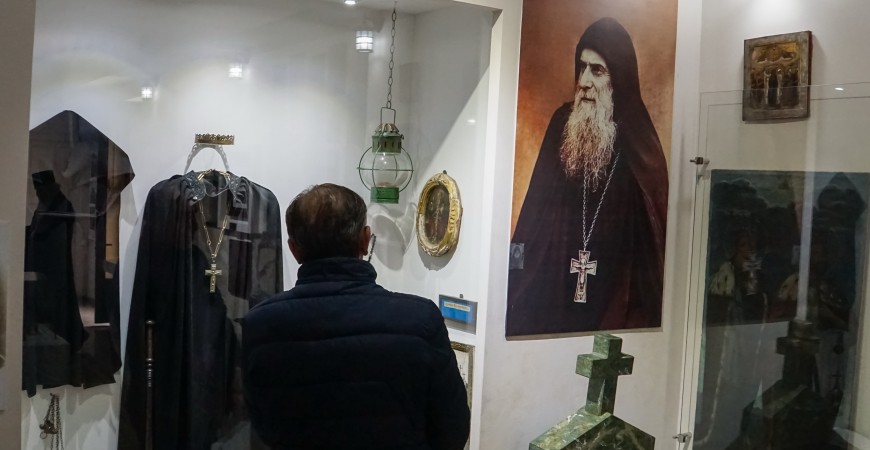 Muzeul dedicat sfântului Gavriil din Mănăstirea Samtavro;  foto: pr. D. Bahrim