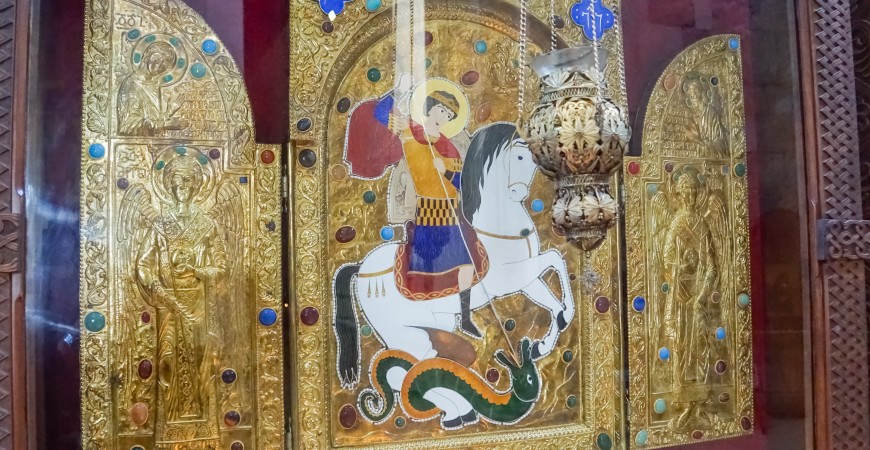 Sf. Mare Mucenic Gheorghe, Catedrala Bagrati, Kutaisi, Georgia (foto: pr. D. Bahrim)