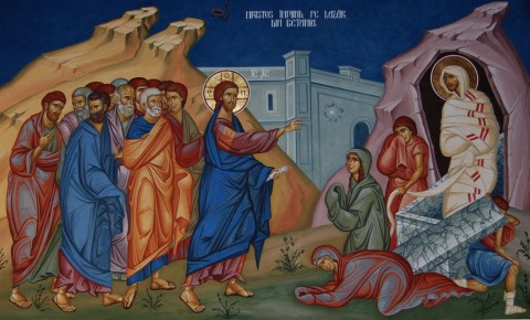 Învierea lui Lazăr - Capela Seminarului Teologic din Iași