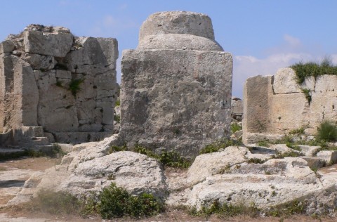 Fragment din Stâlpul Sfântului Simeon din Muntele Minunat 